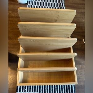 Bamboo Desk Organizer